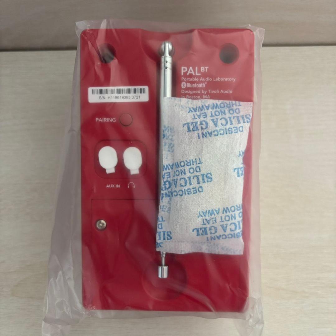 Tivoli Audio PAL BT レッド スピーカー ラジオ