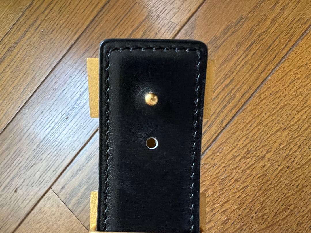 エルメスH型バックル ブラウンレザーベルト