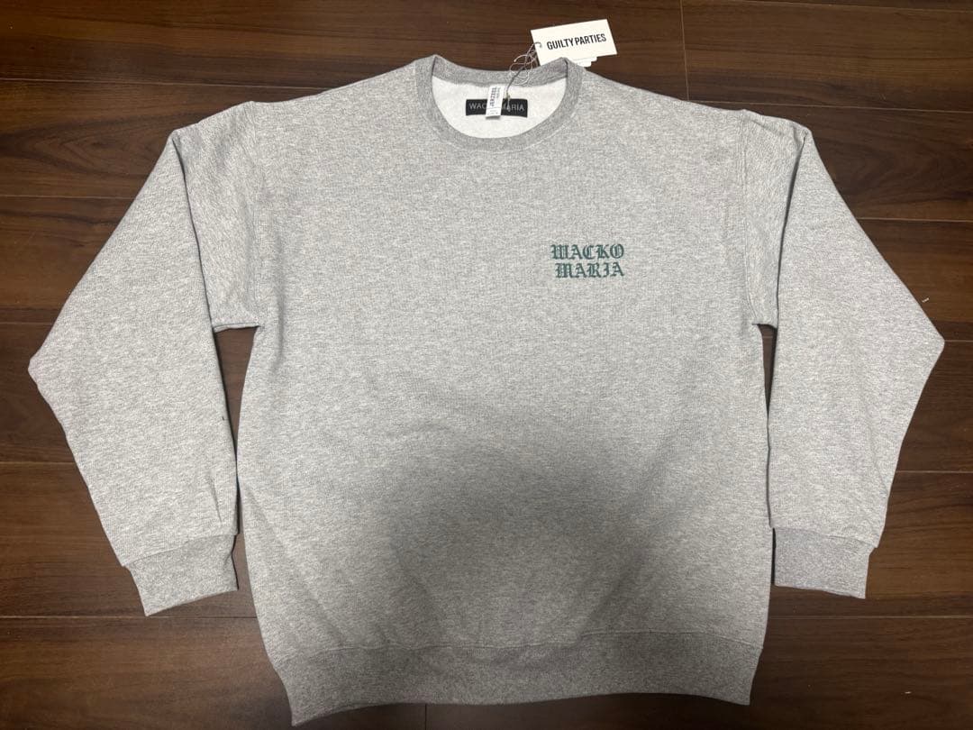 WACKOMARIA ワコマリア　スウェット　グレーグリーンLサイズ　新品