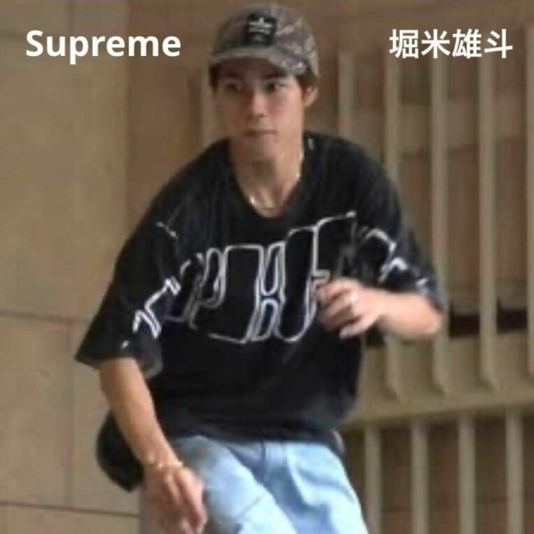 新品⭐直輸入⭐L⭐supreme⭐Overprint Knockout 堀米