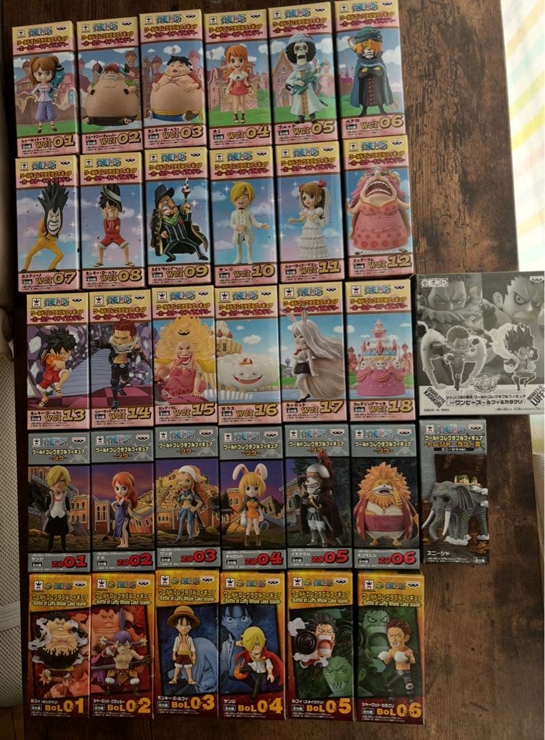 ワンピース フィギュア　ワーコレ　ホールケーキアイランド　ゾウ編