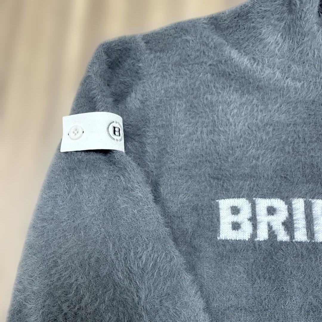 BRIEFING タートルネックセーター グレー