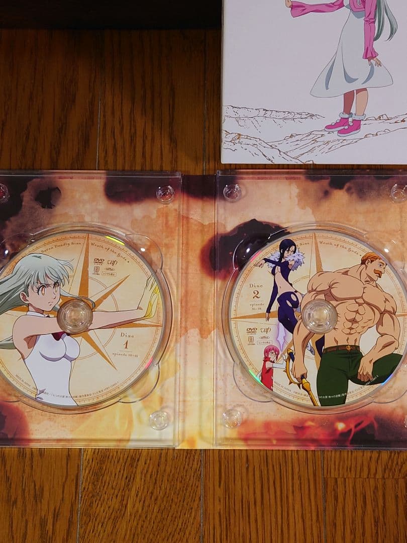 七つの大罪 神々の逆鱗 DVD-BOX Ⅰ,Ⅱ　セット