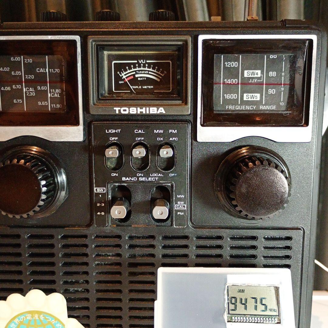 東芝　BCLラジオ　RP-775F　動作品　一部難あり。電源コード付き
