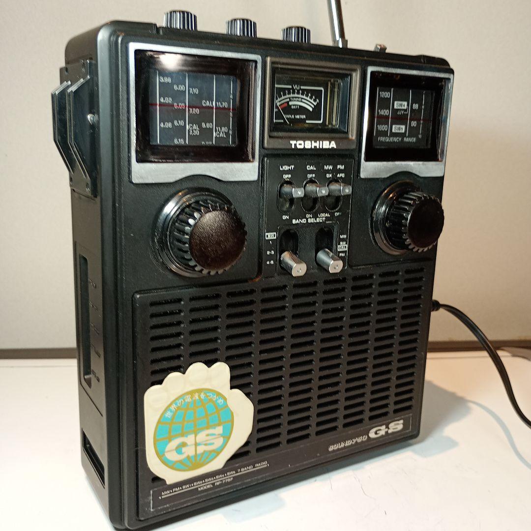 東芝　BCLラジオ　RP-775F　動作品　一部難あり。電源コード付き