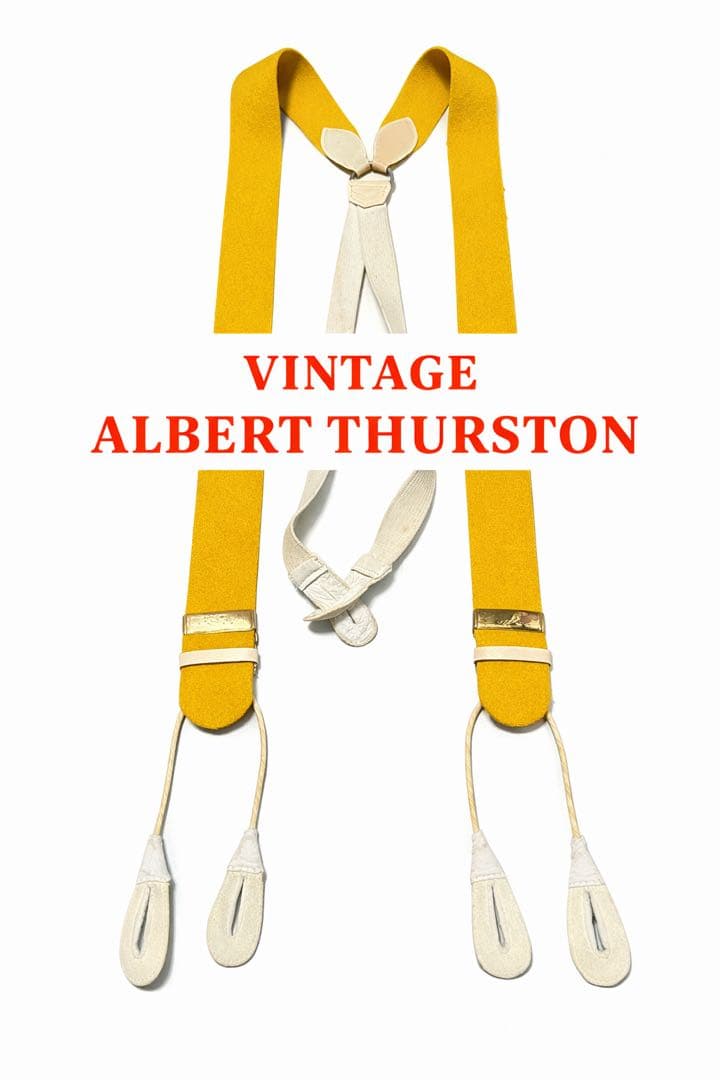 【希少 Thurston】ヴィンテージ サスペンダー ガッド仕様