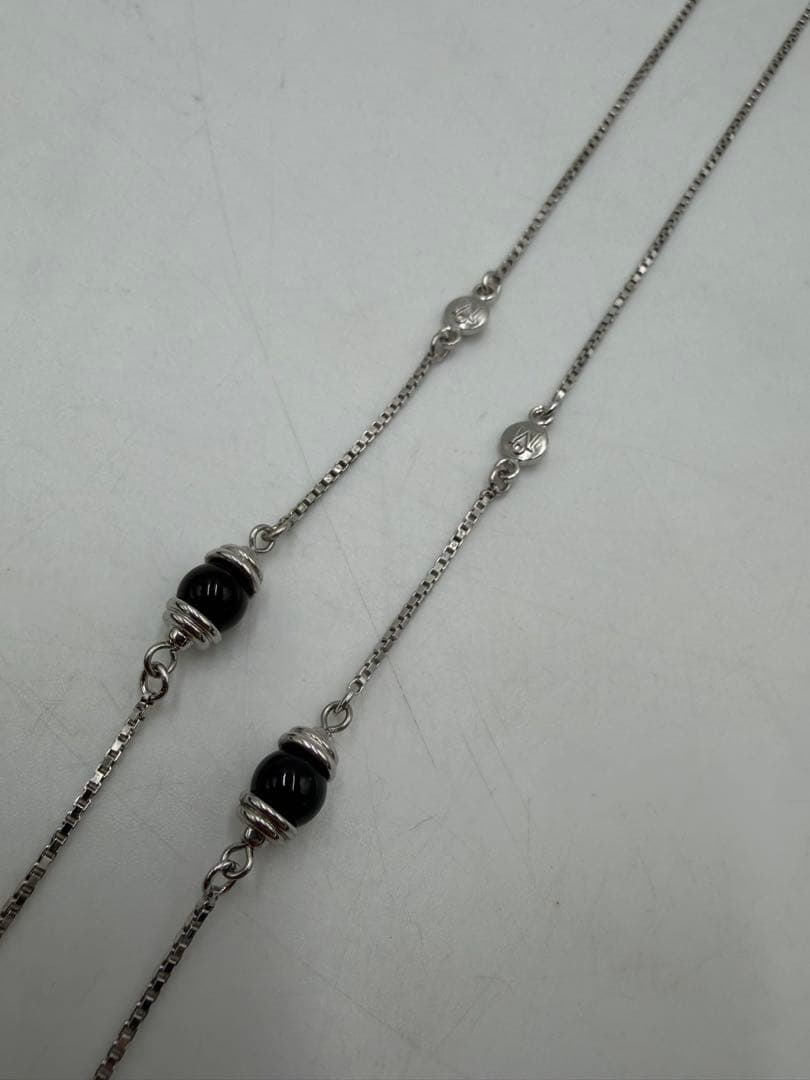 ミキモト メガネチェーン メガネストラップ レディース シルバー