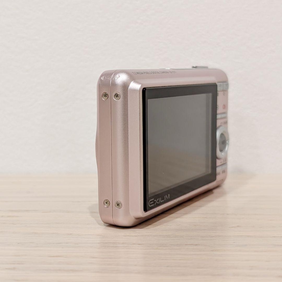 動作確認済 CASIO EXILIM EX-Z77 ピンク デジカメ 充電器あり