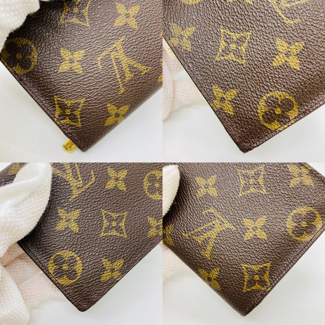 ルイヴィトン モノグラム コンチネンタル クラッチ がま口 長財布 A866