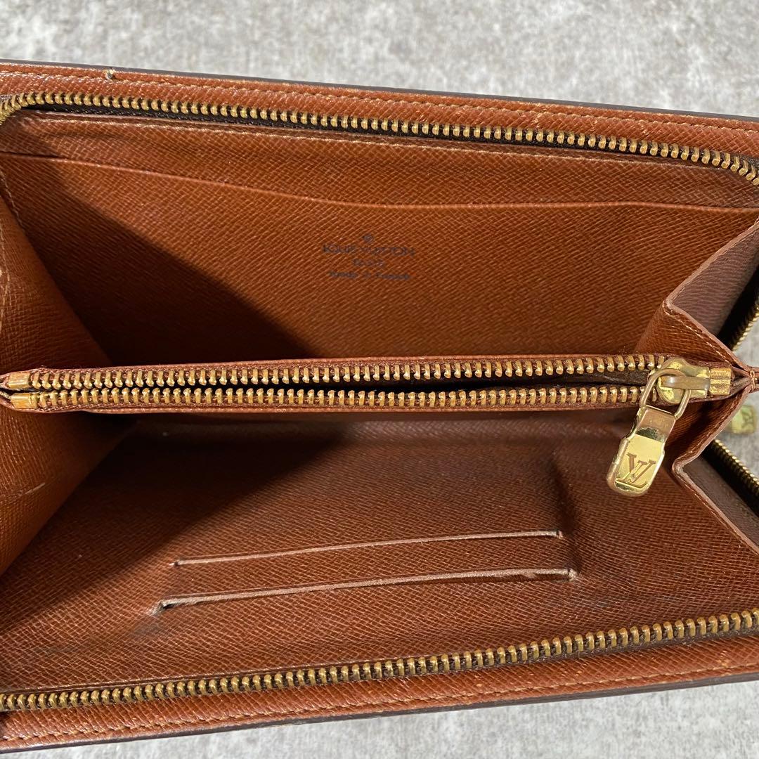 ルイヴィトン モノグラム 長財布 ポルトモネ ジップ モノグラム　ブラウン