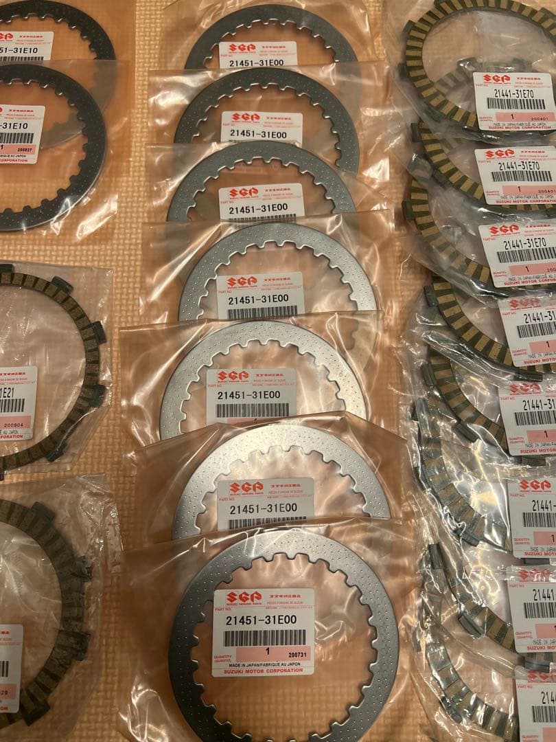 [出品1月末まで] GS1200ss 純正クラッチ板　19枚セット　油冷1200