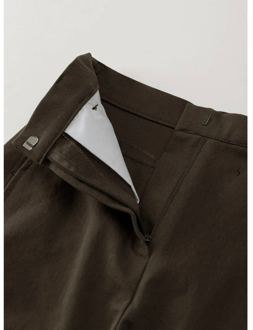 パンツ OHOTORO Belted Curved Pants