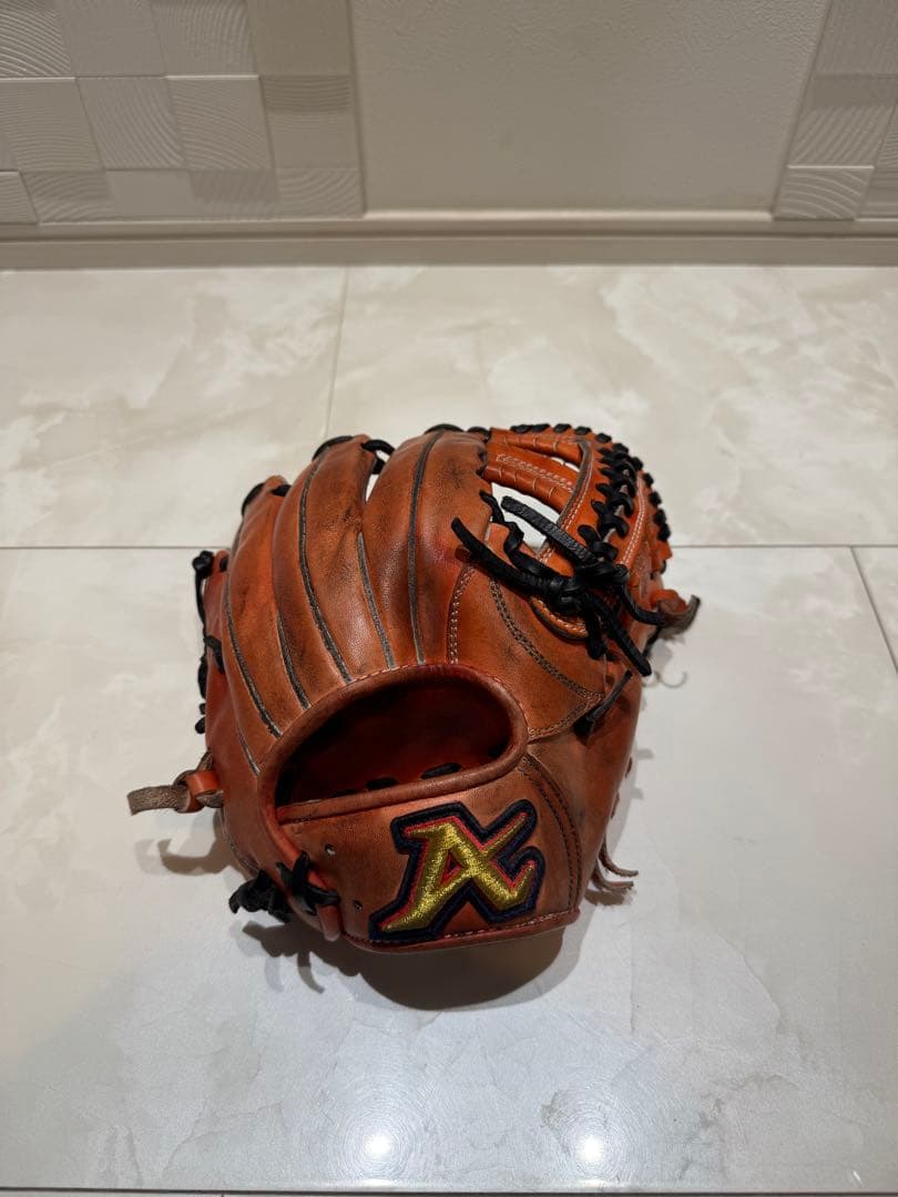 ATOM'S 硬式野球グローブ オレンジ