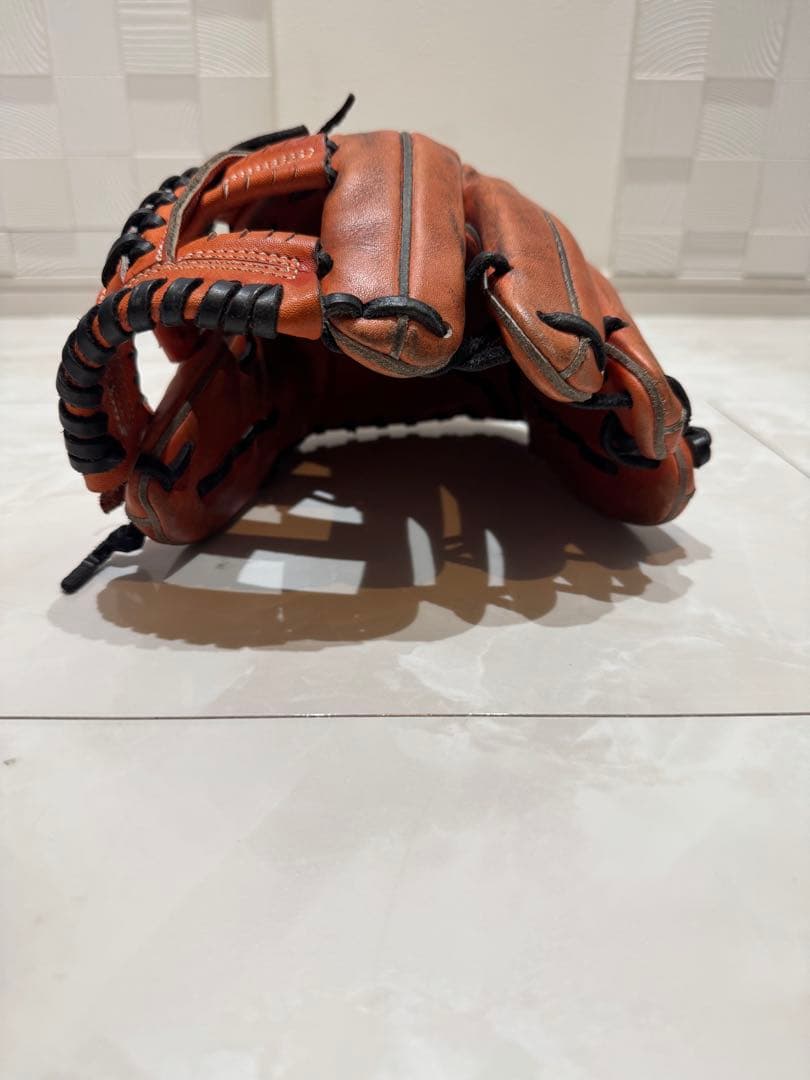 ATOM'S 硬式野球グローブ オレンジ