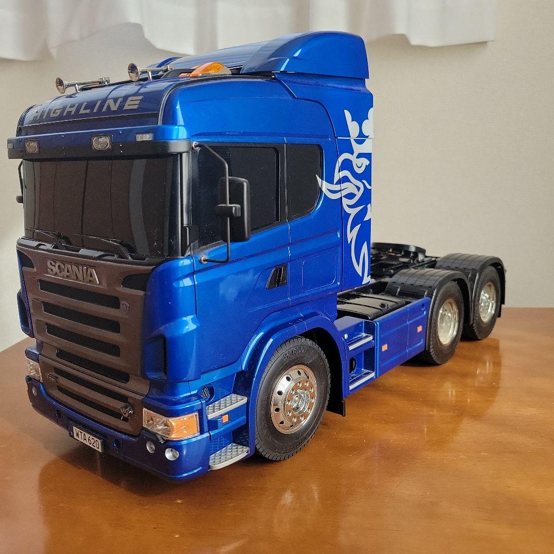 スカニア R620 6×4 フルオペレーションセット ブルー 完成品