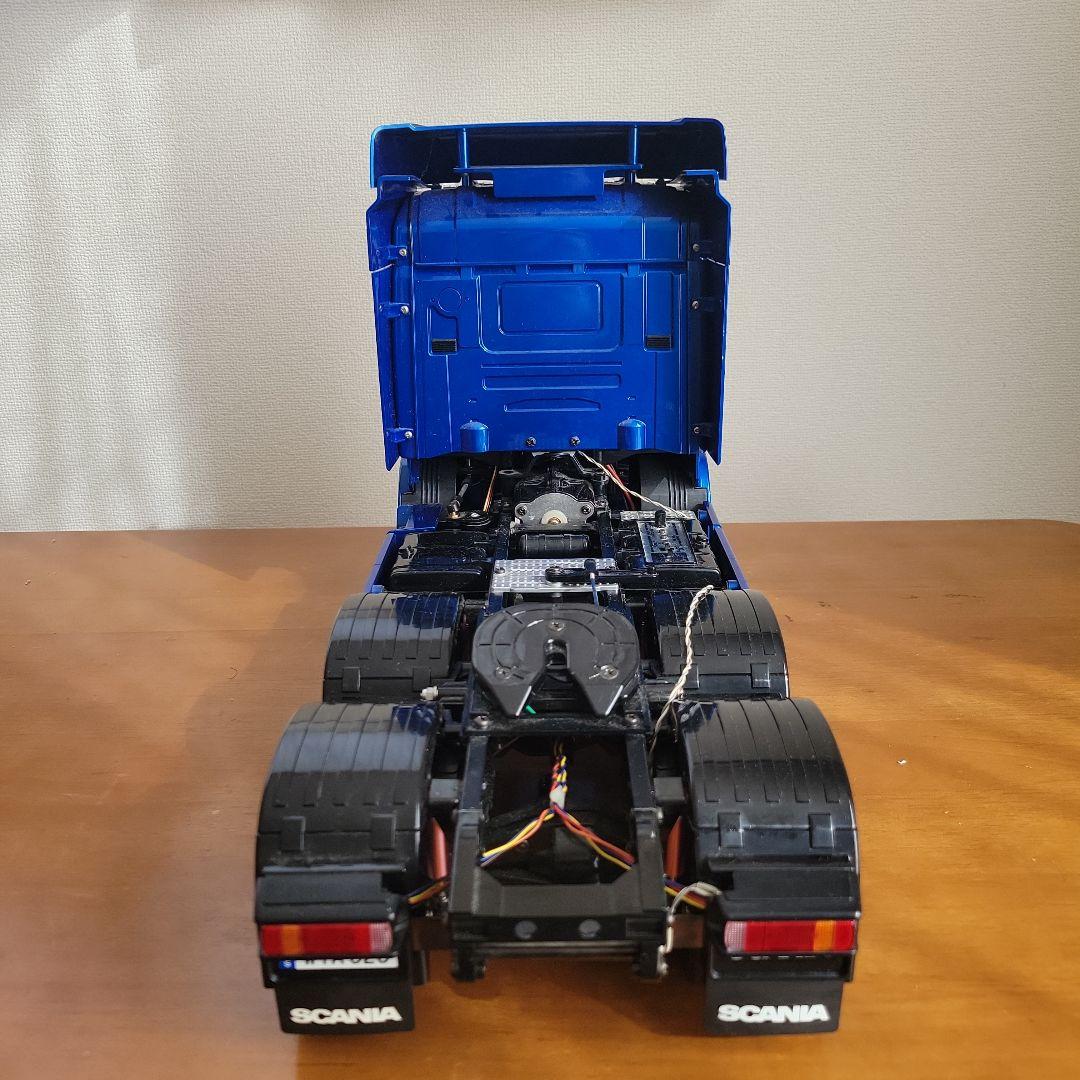 スカニア R620 6×4 フルオペレーションセット ブルー 完成品