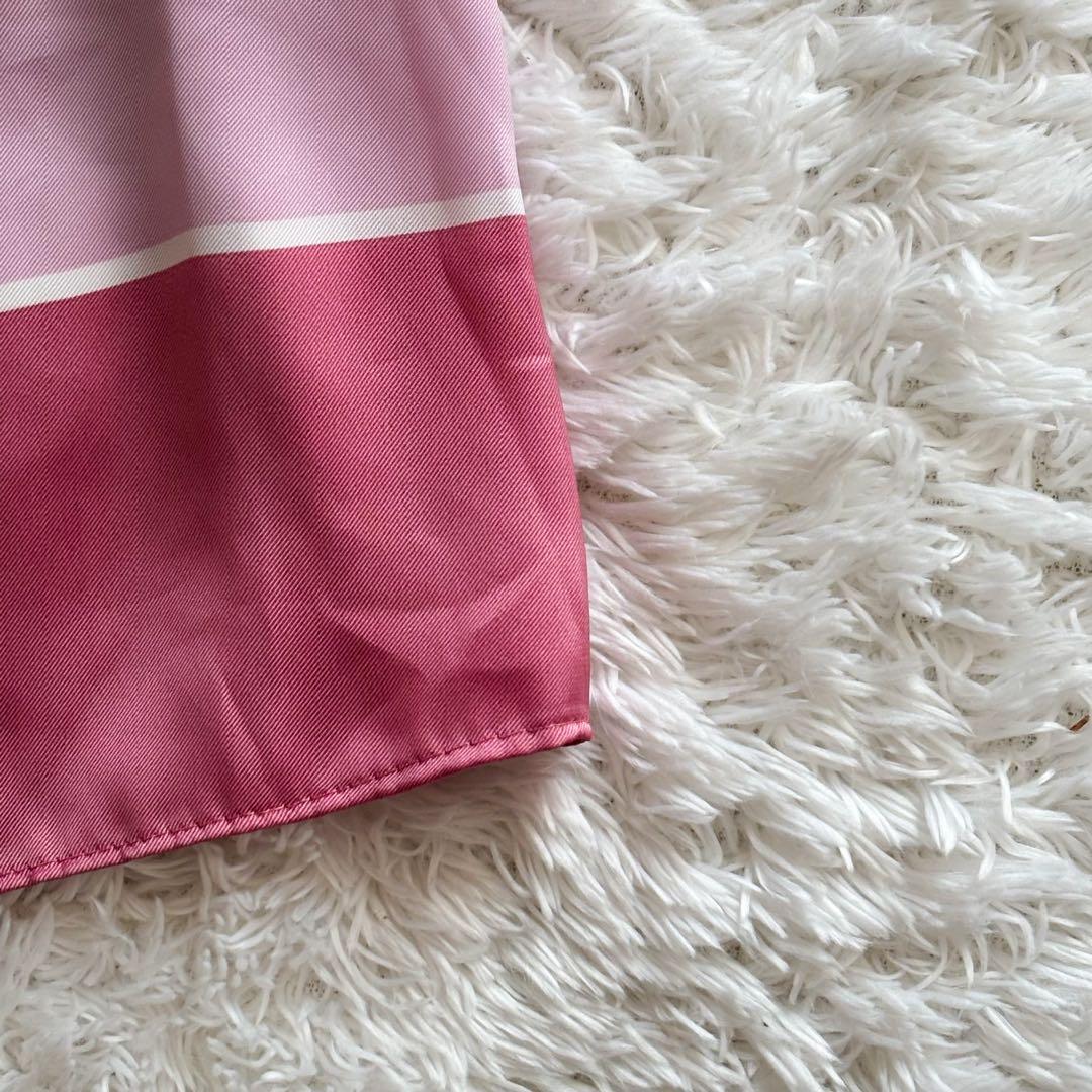 人気完売品✨グレースクラス　スカーフプリントワンピース　ベルト　七分袖　総柄