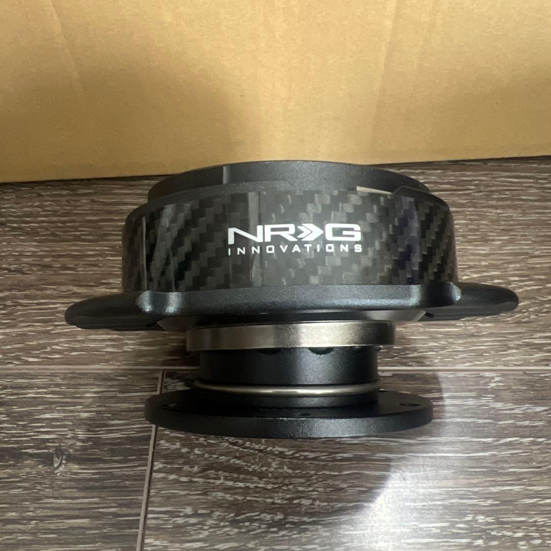 NRG ステアリングクイックリリース SRK-250CF ブラック カーボン