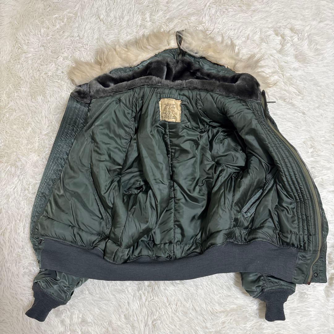 【米軍実物】70s alpha/アルファN-2B フライトジャケット M