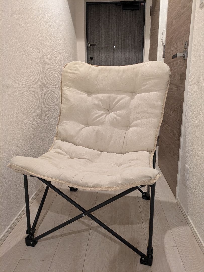 バタフライチェア ハイバック　アイボリー