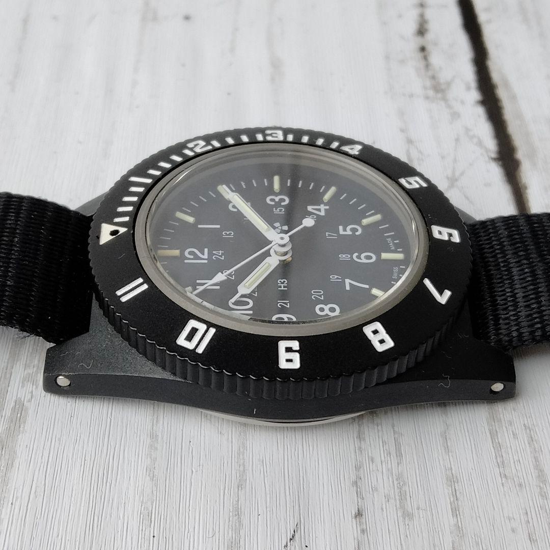 MARATHON【美品】ナビゲーター デイト パイロット　ブラック系　千場