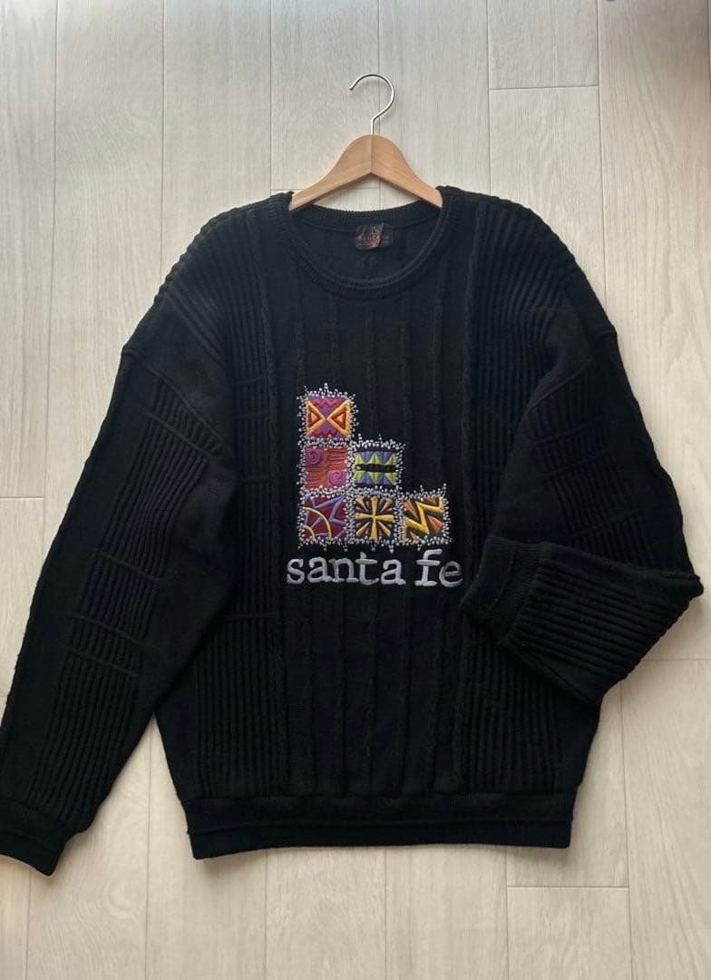 ★スーパーマン★ さん専用santa feサンタフェウール100%3Dニット刺繍