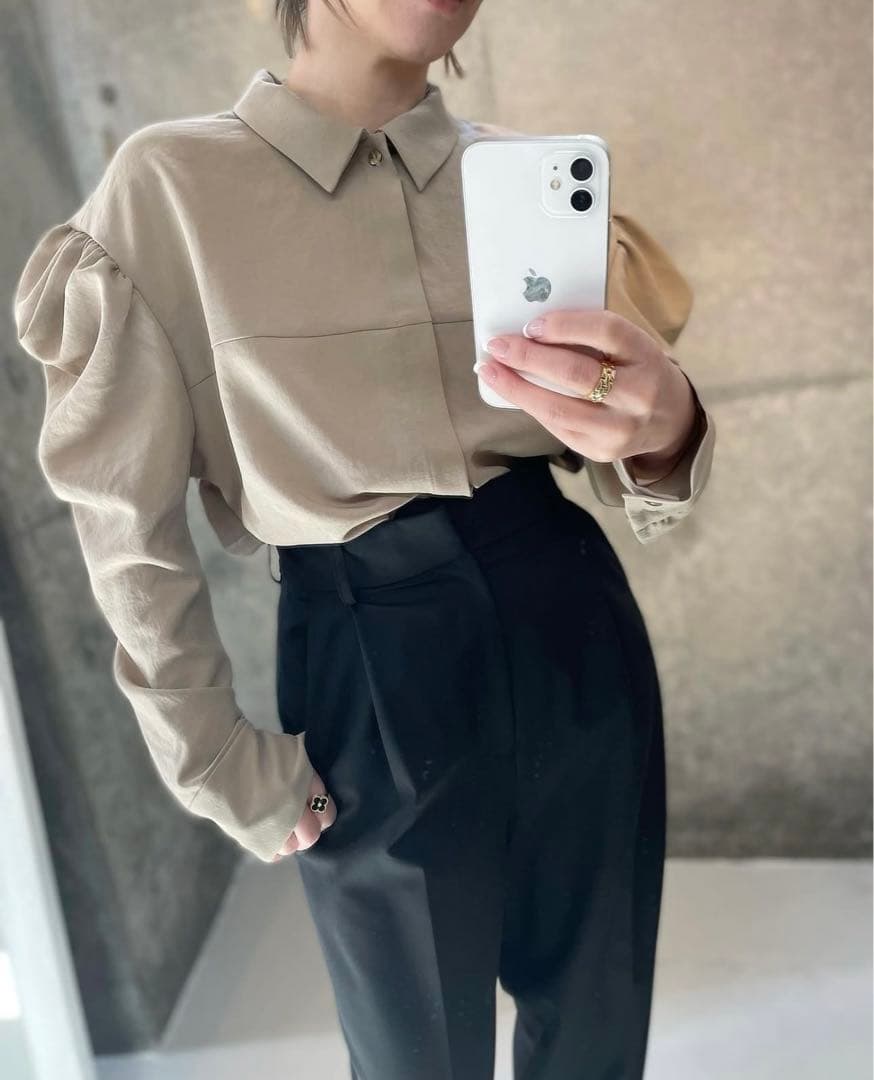 たまごサンド 【girlish】St.cecilia スピナッチブラウス