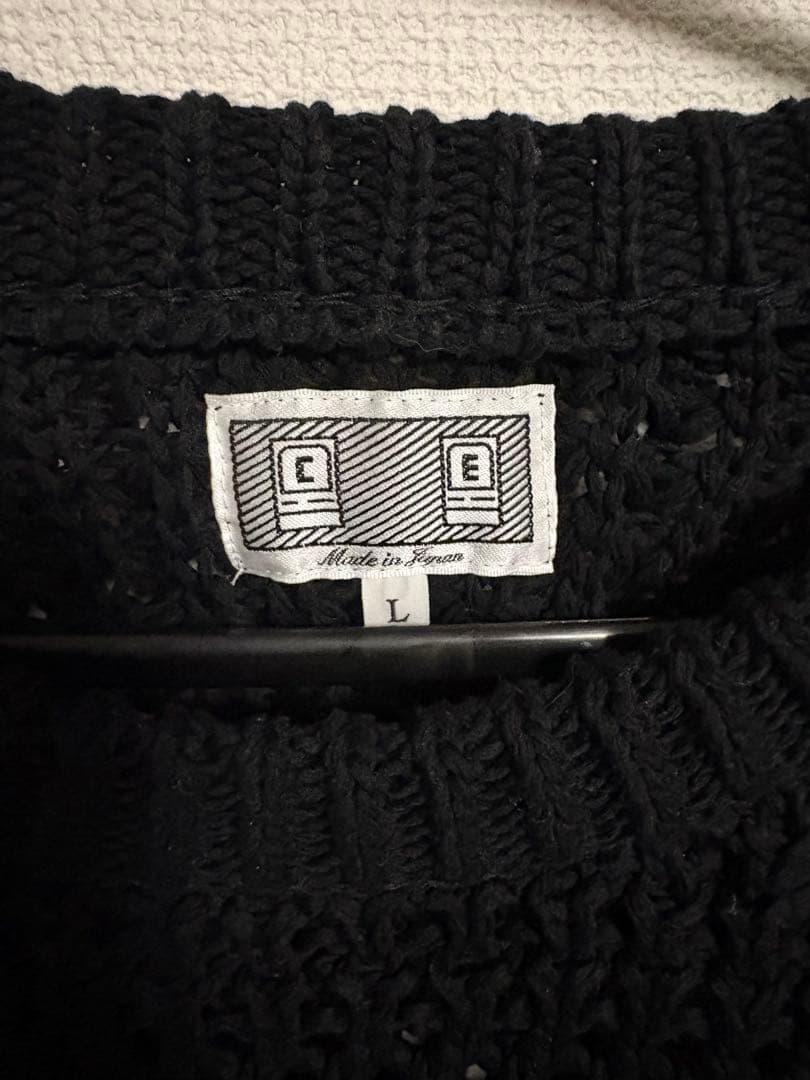 トップス c.e cavempt 19ss KNIT MESH CREW