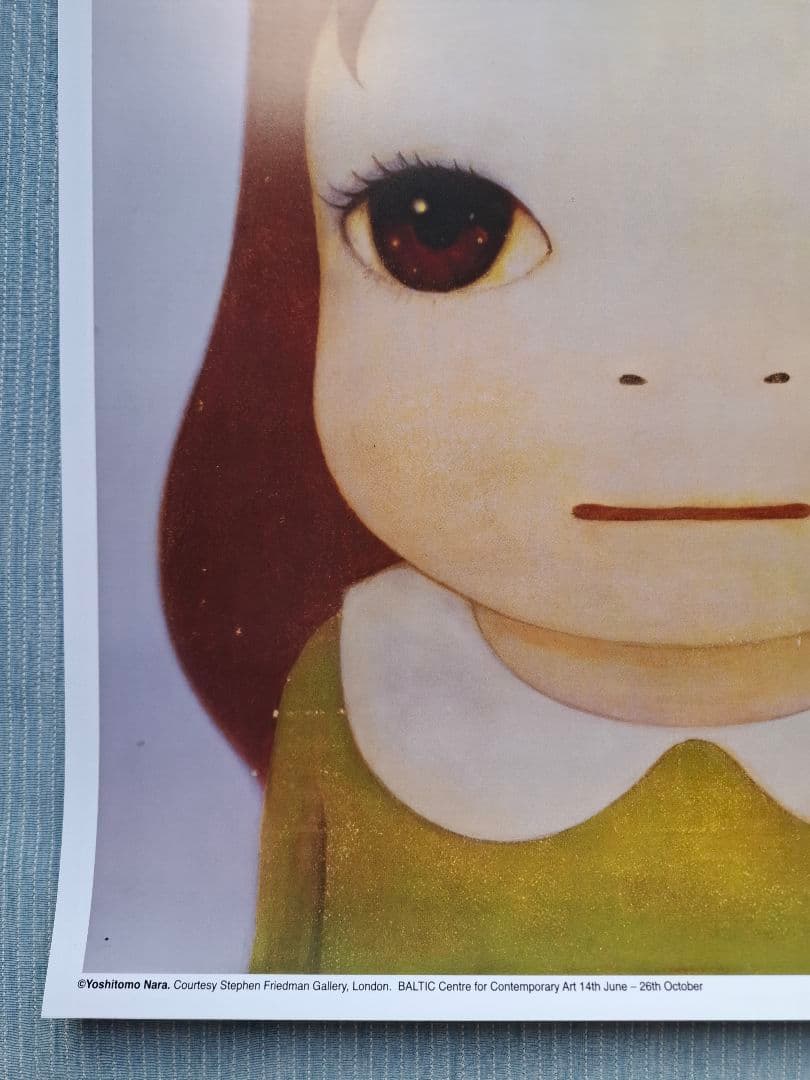 奈良美智2枚組ポスター　『Eyes Open & Eyes Closed』