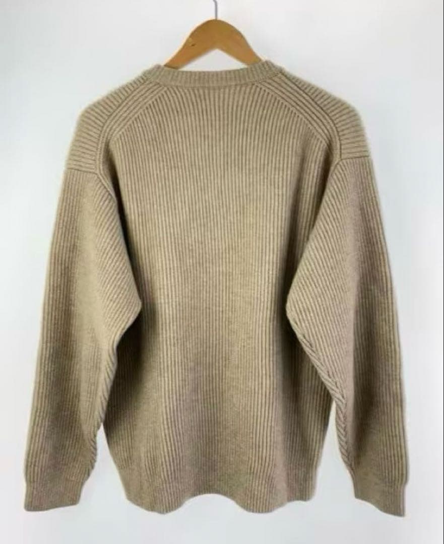 トップス AURALEE CASHMERE WOOL RIB KNIT BIG P/O 5