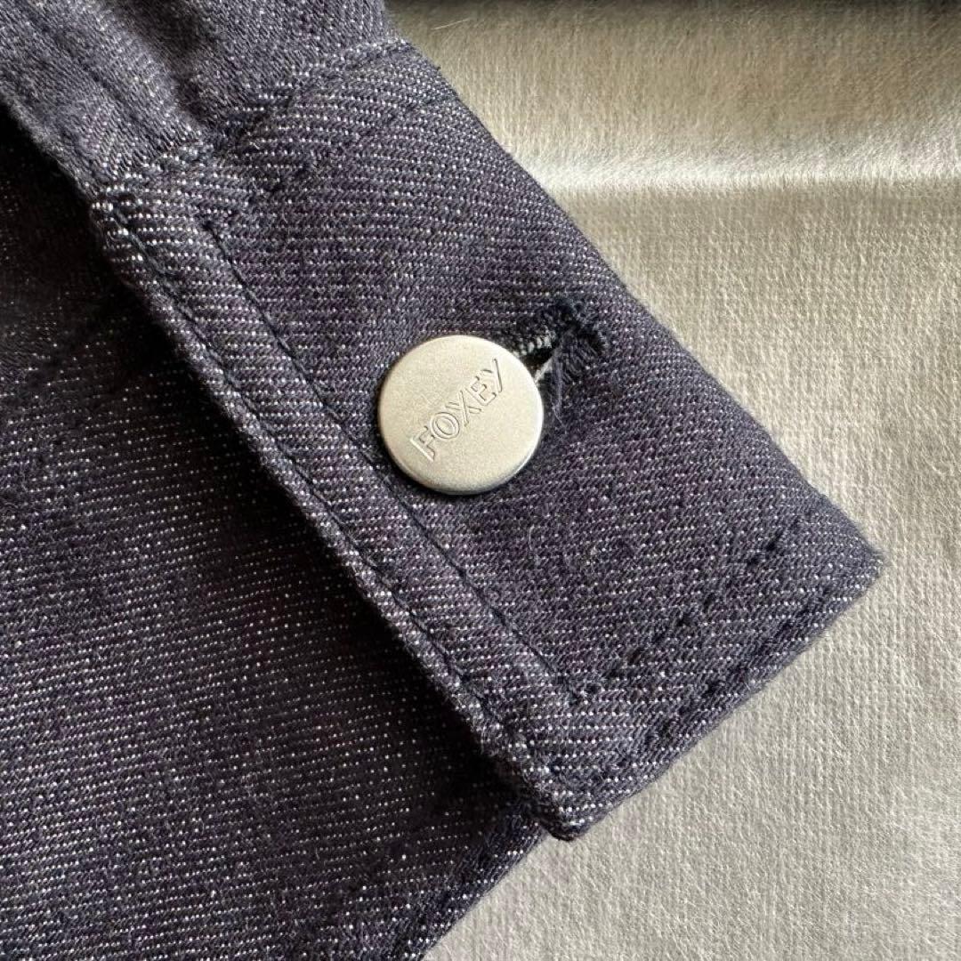 FOXEY NEWYORK フォクシーニューヨーク　デニムジャケット 38