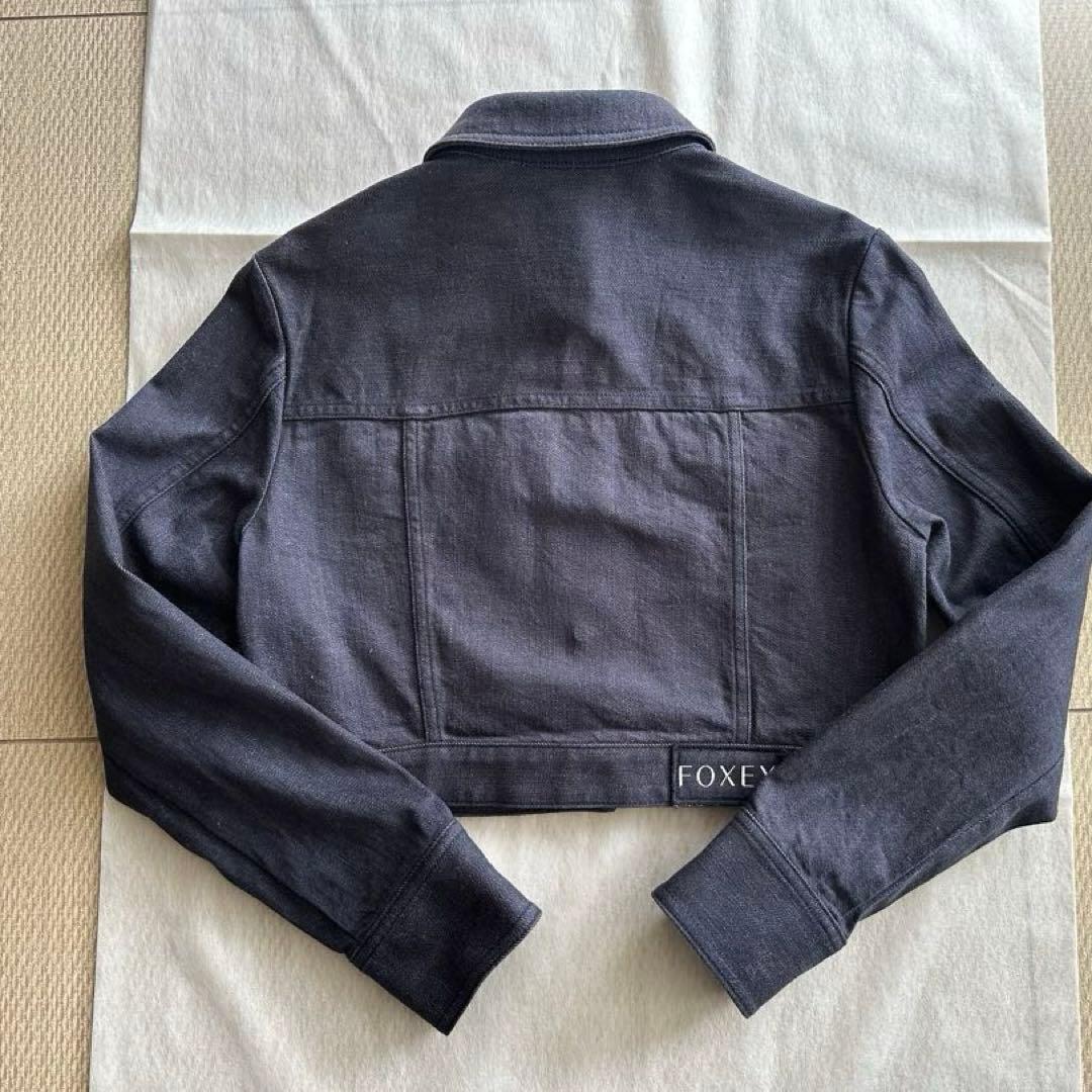FOXEY NEWYORK フォクシーニューヨーク　デニムジャケット 38