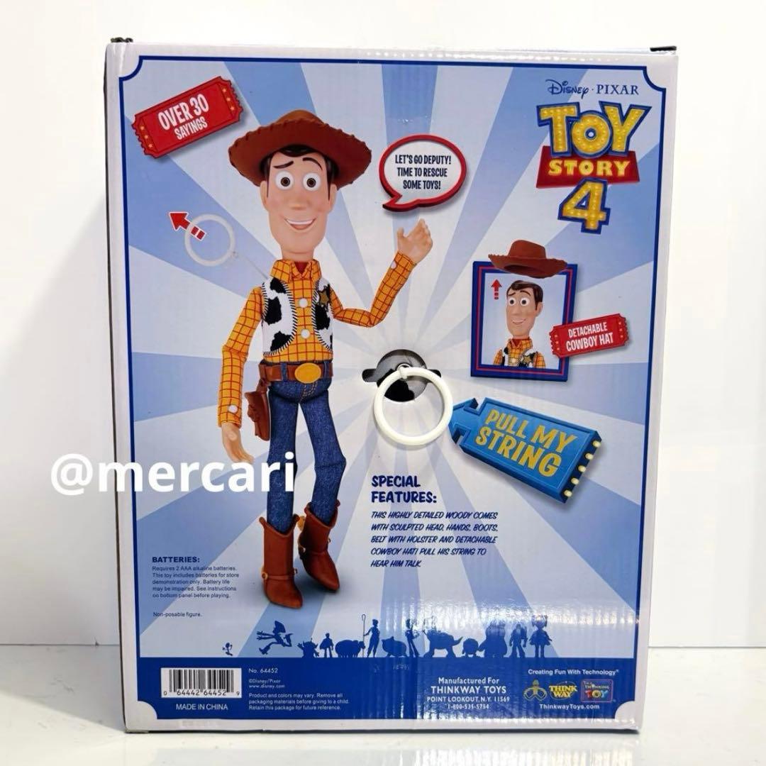 トイストーリー 4 ウッディ トーキングリアルサイズ ドール 新品 日本未発売