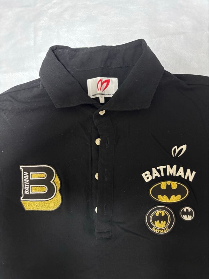 値下げ！美品マスターバニーエディション ×BATMAN 10周年モデル 半袖ポロ