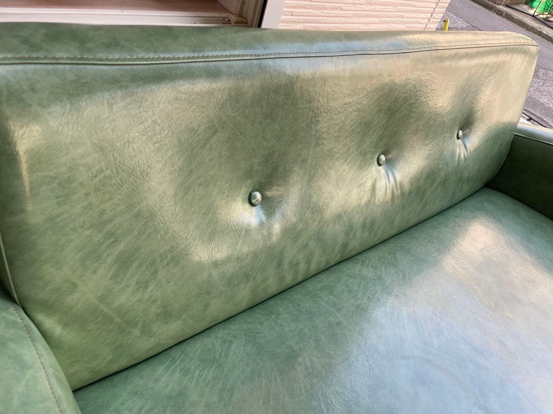 ♫【引き取り限定】b-company レザーソファ2.5人掛け♫