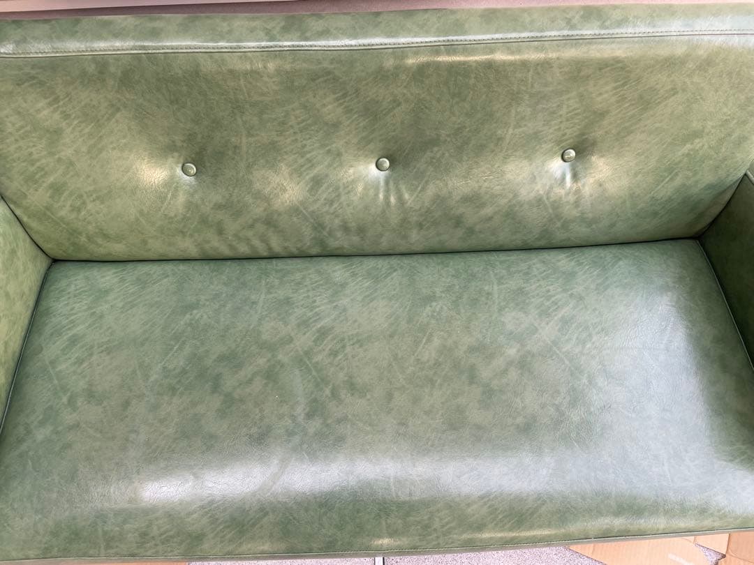 ♫【引き取り限定】b-company レザーソファ2.5人掛け♫