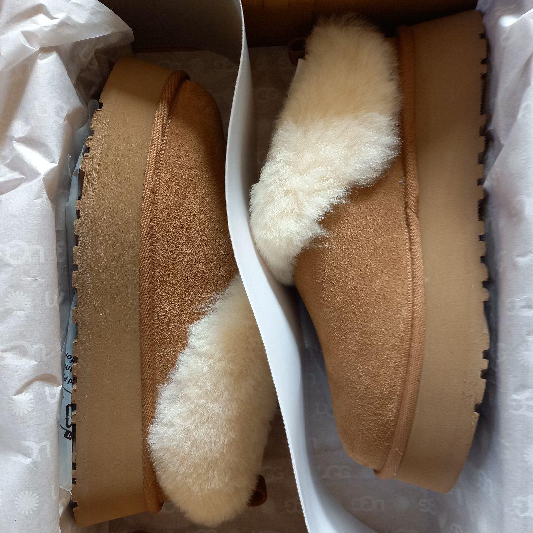 ☆新品 UGG Tazzelle タゼル 24cm チェスナット スリッポン