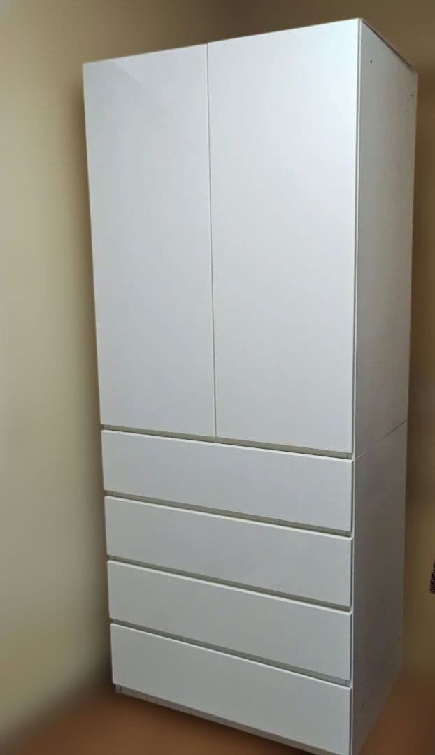 【送料込み】ニトリ ブレザータンス ポルテD ホワイト