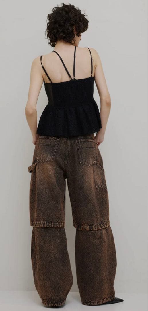 今期完売大人気　ameri vintage ビスチェキャミ黒