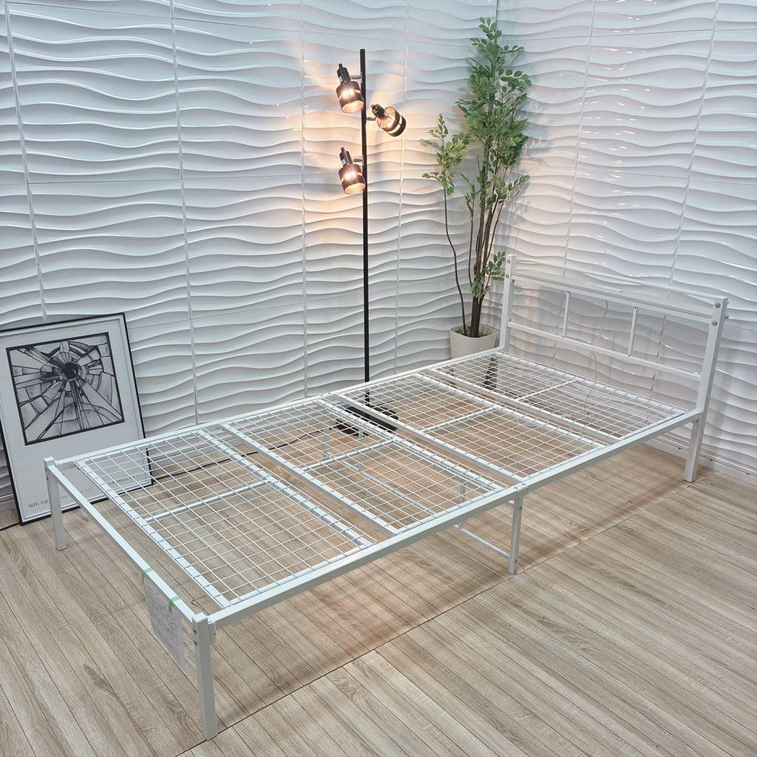 ◇大阪府全域 神戸市 配達料無料◇ニトリ◇バジーナ◇パイプベッド◇シングル◇