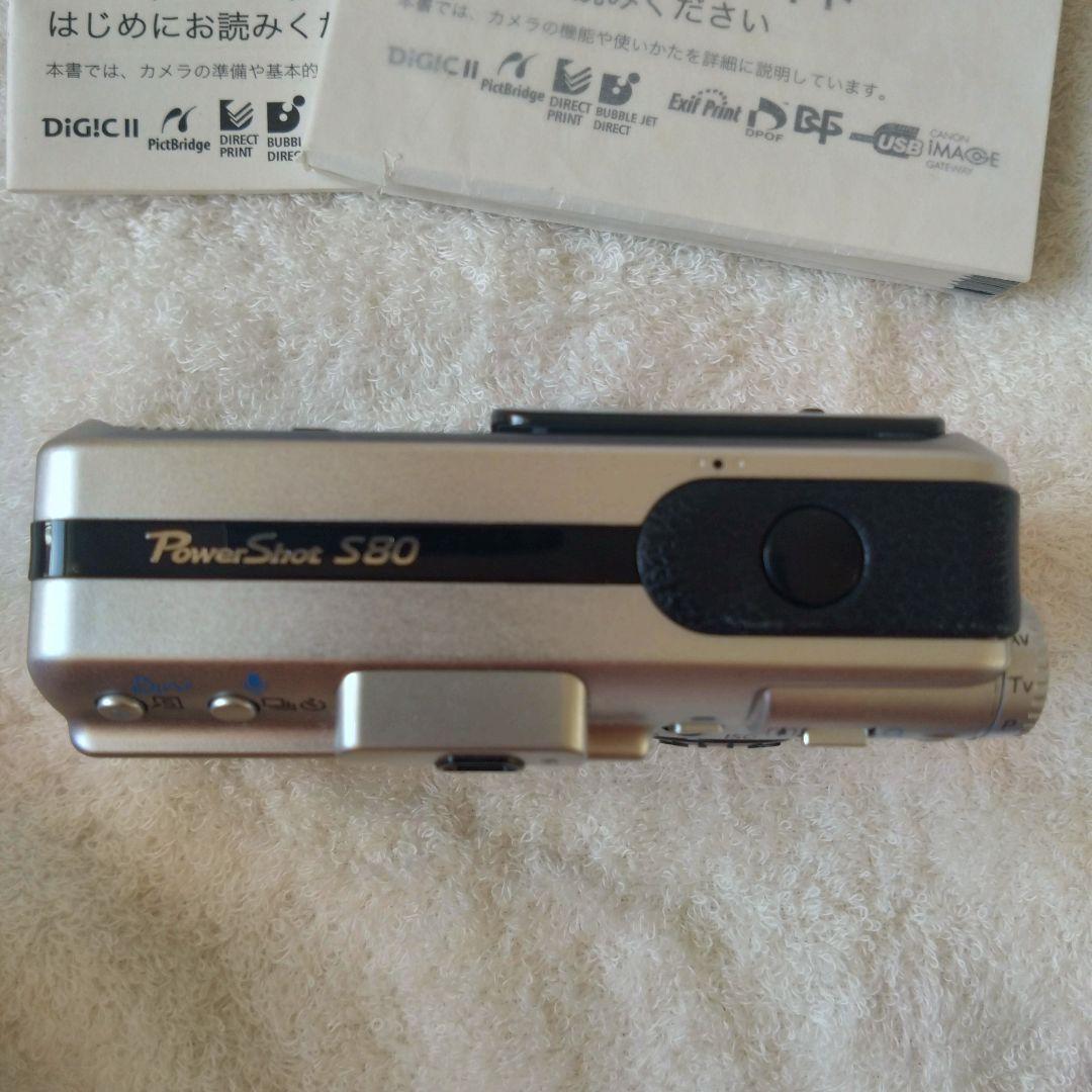極美品 Canon PowerShot S80 キャノン CCDセンサー 動作品