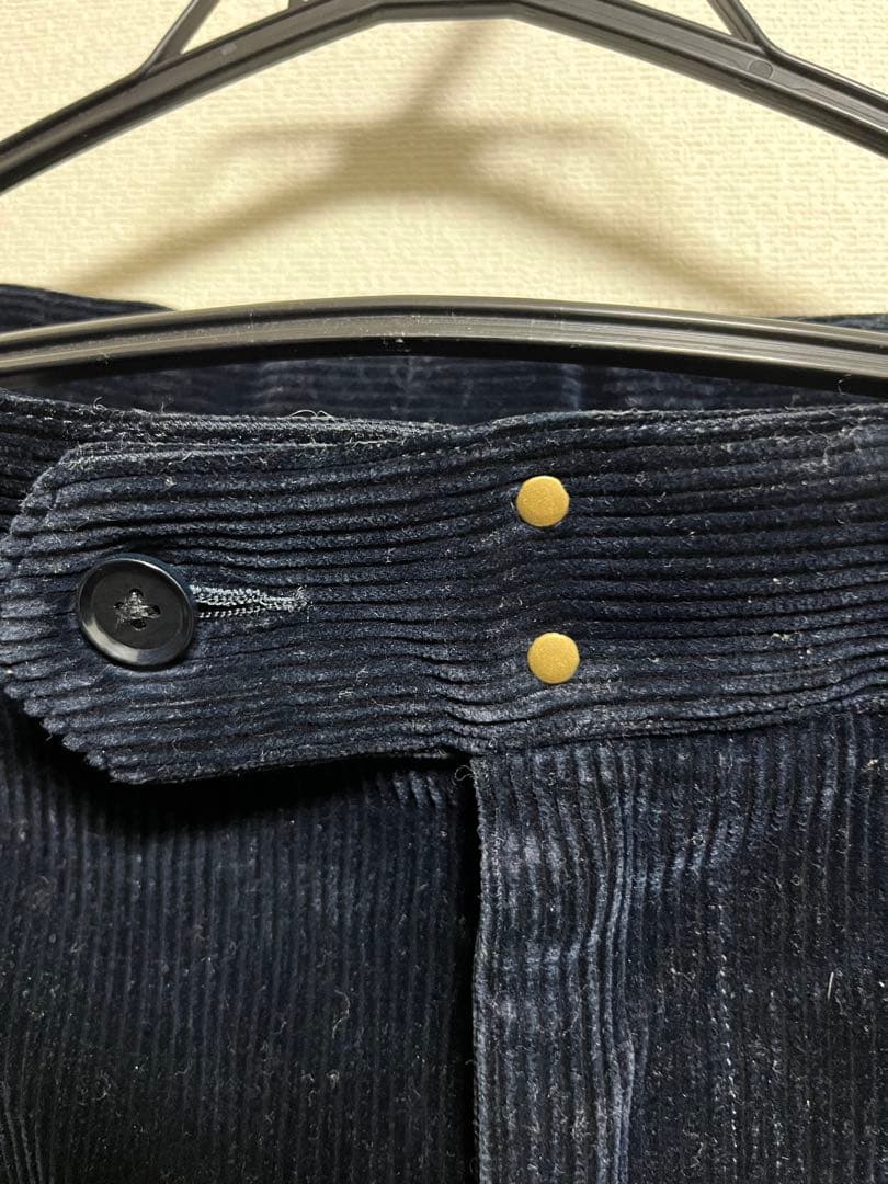 【良品】サウンドマン soundman ネイビー コーデュロイ スラックス