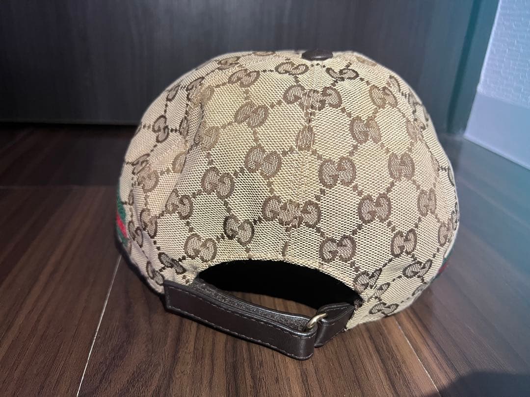 GUCCI ベースボールキャップ　GG柄　Lサイズ