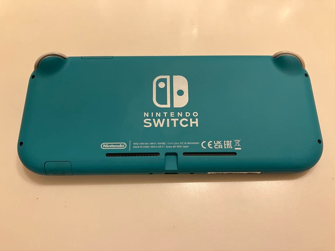Nintendo Switch Lite ターコイズ 本体 美品 充電器未使用