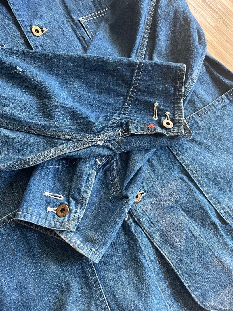 40sヴィンテージ 大戦期Free Land デニム カバーオール