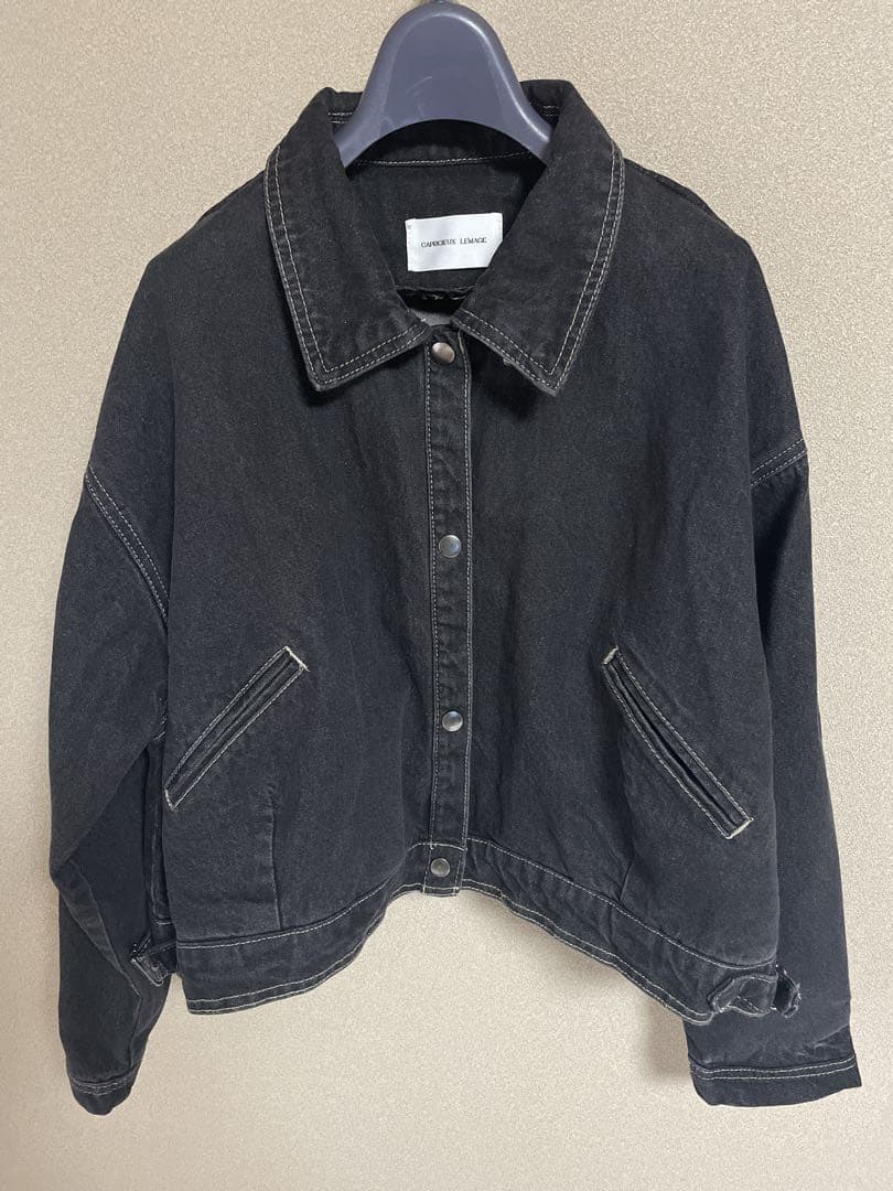 CAPRICIEUX LE'MAGE ショートデニムジャケット　未使用に近い