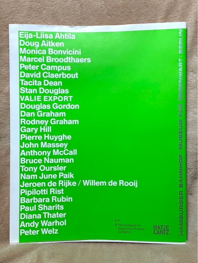 Jenseits des Kinos. 展覧会図録