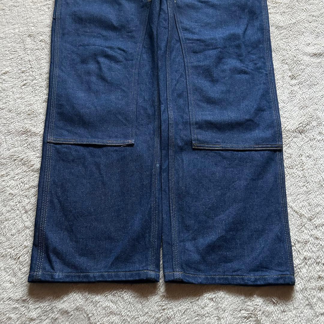 希少 濃紺carhartt ダブルニー デニムペインターパンツ 36×30 美品