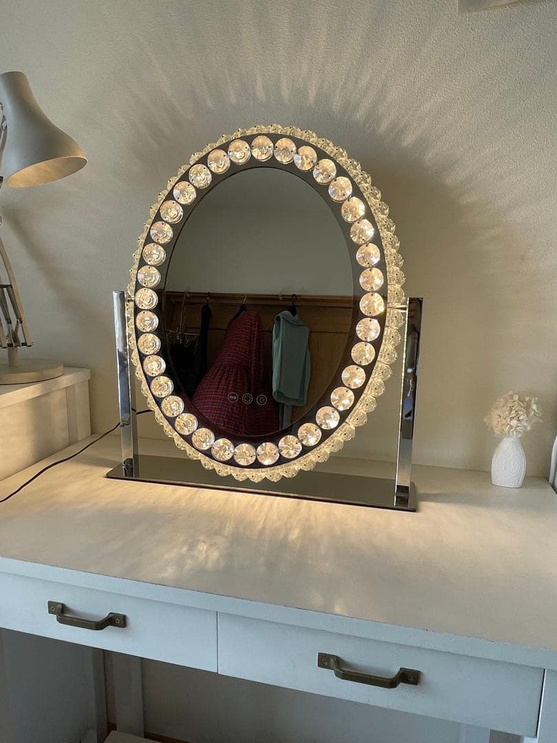 タイムセール　大人気　ブリエ　Francfranc 女優ミラーLED ドレッサー