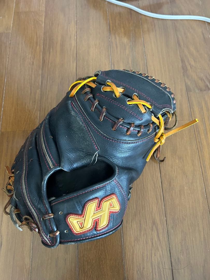ハタケヤマ硬式野球用グローブ 黒